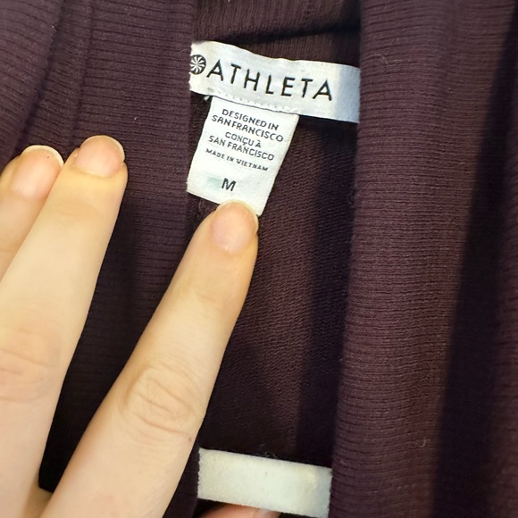 Pranayama Athleta Long Wrap Sweatshirt Cardigan | Medium | NWOT - Picture 10 of 10